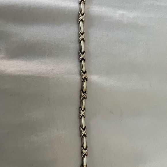 Sterling silver thin bracelet - Picture 2 of 3